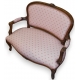 Salon cabriolet miniature style Louis XV
