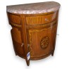  Commode demi-lune style Louis XVI en sur  Moinat SA  - Antiquités décoration