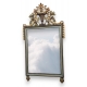 Miroir style Louis XVI polychrome verre
