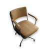 1950s chrome armchair, beige, from Moinat SA – Antiques and home décor