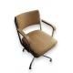 Fauteuil 1950 chromé, beige