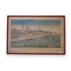 Gravure "Vue de la ville de Rouen"
