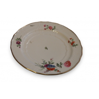 Assiette en porcelaine Saxe