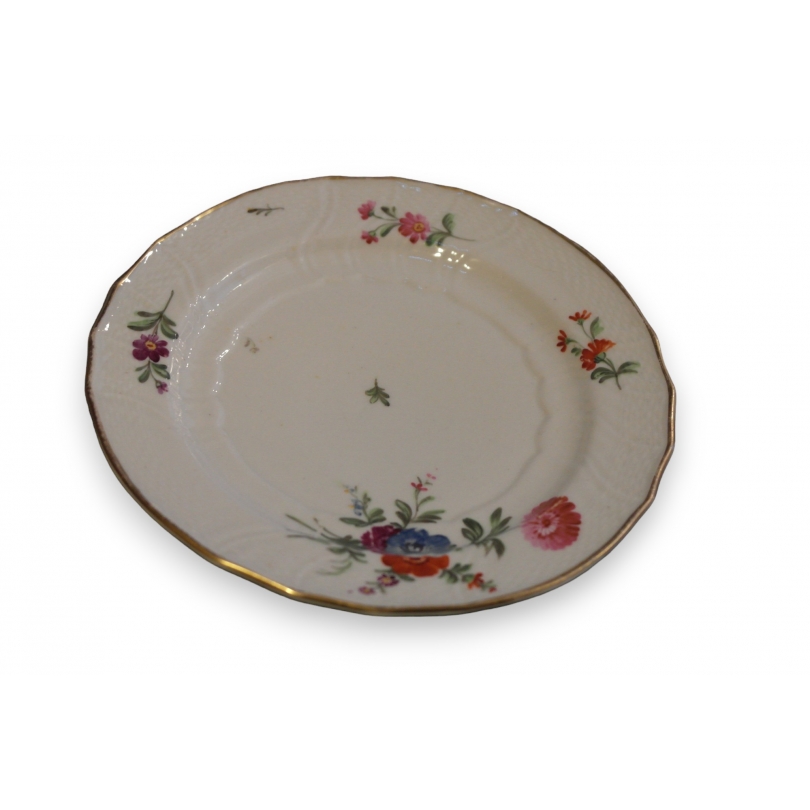 Assiette en porcelaine Saxe