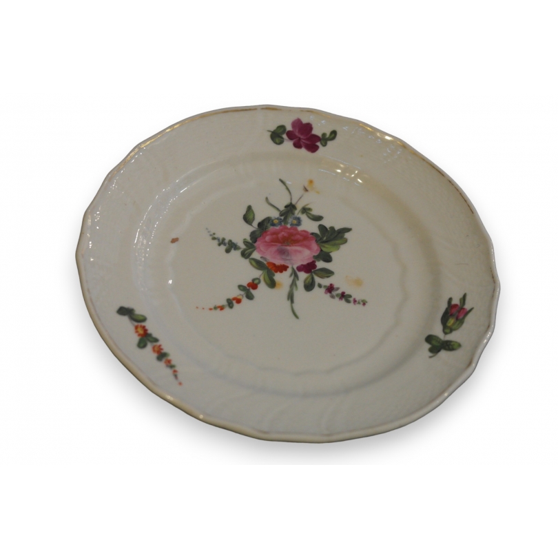Assiette en Porcelaine Saxe