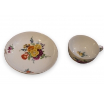 Tasse et sous-tasse Meissen