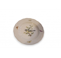 Assiette "oiseau" en porcelaine Meissen