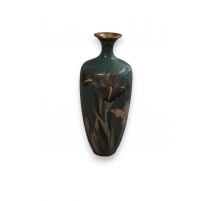 Vase cloisonné "Iris"