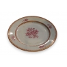 Assiette "fleurs" en porcelaine