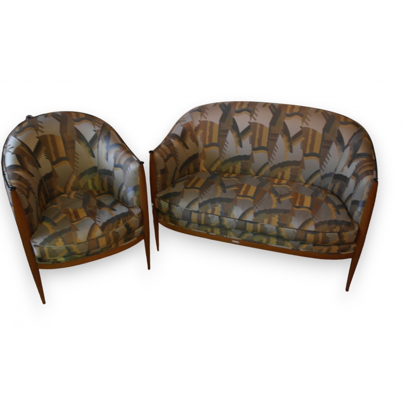 Salon 1925, comprenant 1 canapé et 2 fauteuils