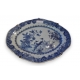 Plat en porcelaine bleu/blanc