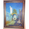 Paintings | Oil Painting ‘Place de Tunis’ at Moinat SA – Antiques and Decor