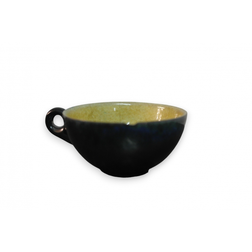 BONIFAS cup, yellow earthenware, from Moinat SA – Antiques and home décor