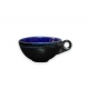 Tasse de BONIFAS Faïence Bleu Foncé