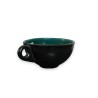 BONIFAS earthenware cup, green, by Moinat SA – Antiques and home décor