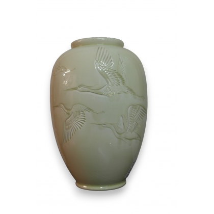 Vase "Grues" en céramique de SPÖRRI