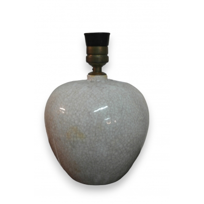 Lampe en faïence blanche de BONIFAS