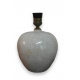 Lampe en faïence blanche de BONIFAS