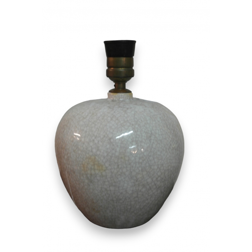 Lampe en faïence blanche de BONIFAS