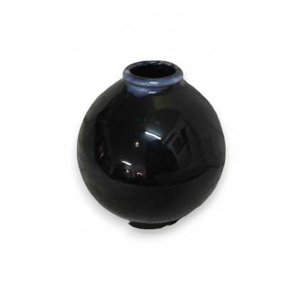  Vase en grès coloris bleu sur  Moinat SA  - Antiquités décoration