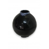 Vase en grès coloris bleu