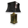  Lampe, base carrée en bois laqué sur  Moinat SA  - Antiquités décoration
