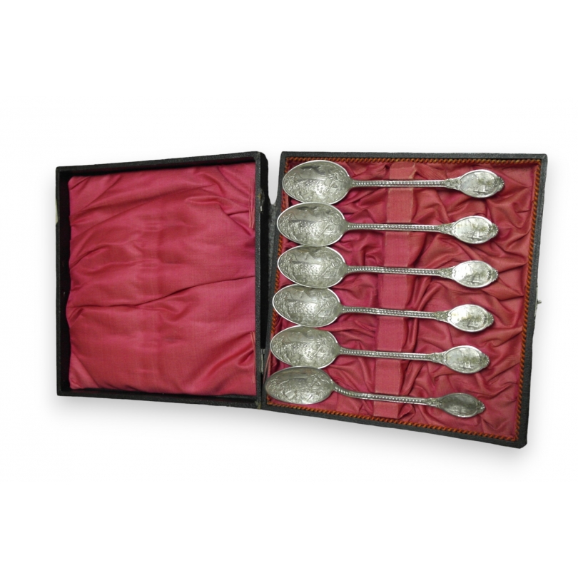 Set de 6 petites cuillères \"Guillaume Tell\"