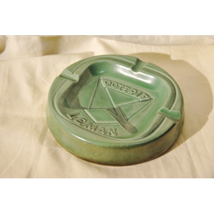 Cendrier Poterie du Léman Vert