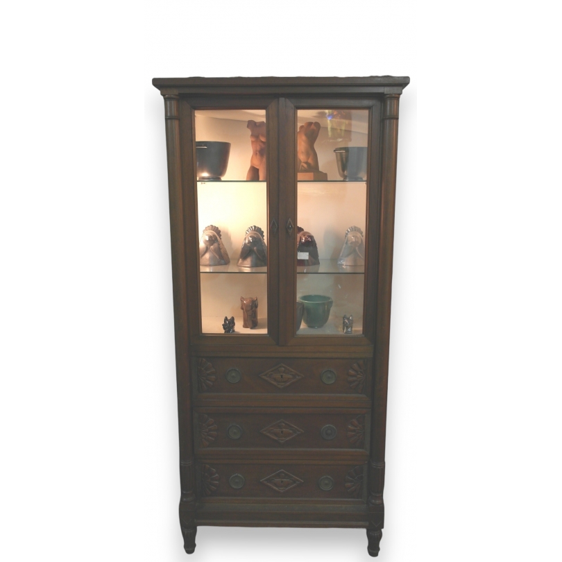  Vitrine style Empire Acajou sur  Moinat SA  - Antiquités décoration