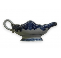 Saucière en porcelaine bleu/blanc