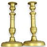  Paire de bougeoirs en bronze sur  Moinat SA  - Antiquités décoration