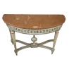 Console Louis XVI laquée bois sculpté,