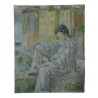 Paintings | Oil on canvas “Piero”, signed Costa Moinat SA  – Antiques and home décor