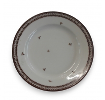 Assiette en porcelaine de Nyon, décor