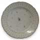 Assiette en porcelaine de Nyon, décor
