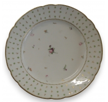Assiette en porcelaine de Nyon, décor
