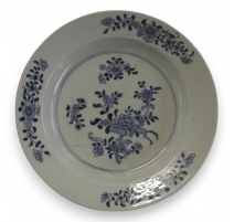 Assiette en Porcelaine ( Bleu / Blanc )
