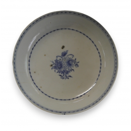 Bol en porcelaine bleu-blanc