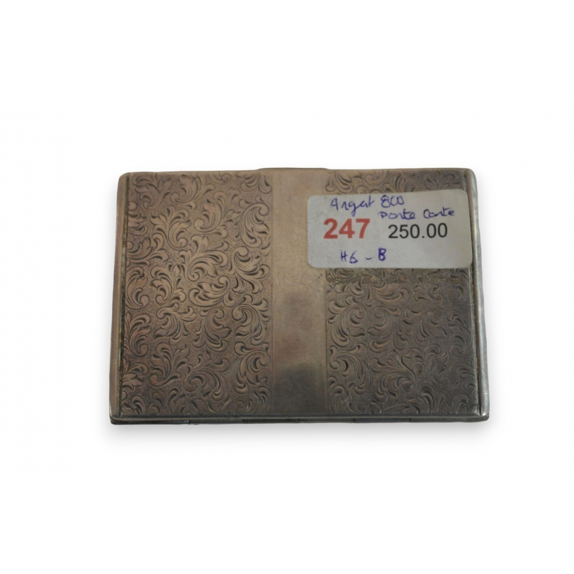 Porte-cartes en argent