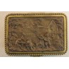 Brass ‘Village Festival’ box by Moinat SA – Antiques and home décor