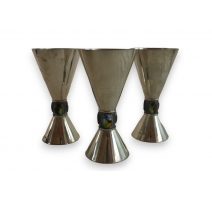 Set de 3 coupes en argent