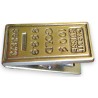 Porte-Cartes \"Lingot\" en laiton poli