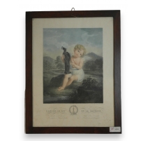 Gravure "l'amour se rit de la sagesse"