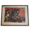 Lithograph “Horse Cycle” 27/30 by Moinat SA – Antiques and decorative items – Engravings, lithographs