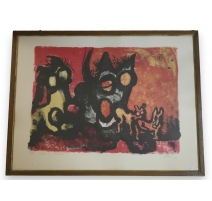 Lithographie "Cycle des chevaux" 27/30