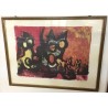 Lithograph “Horse Cycle” 27/30 by Moinat SA – Antiques and decorative items – Engravings, lithographs