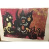 Lithograph “Horse Cycle” 27/30 by Moinat SA – Antiques and decorative items – Engravings, lithographs
