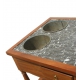 Wine cooler whatnot, gray marb
