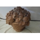 Lampe Italienne en terre cuite "panier de fruit"