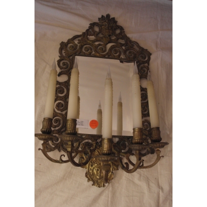 Pair of Napoleon III-style mirror wall lights by Moinat SA – Antiques and home décor